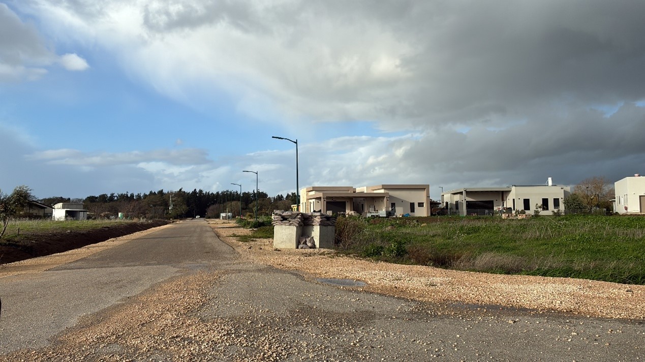 עמדת לחימה במושב אליעד. צילום: דותן יוסף