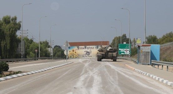 מרחב קיבוץ סעד, 8 באוקטובר 2023. צילום: תיעוד מבצעי חטיבה 551