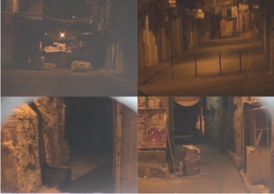 כניסות לקסבה - רכובות ורגליות, מכיוון כיכר השעון. מתוך: עיר מבצר, עמ' 246