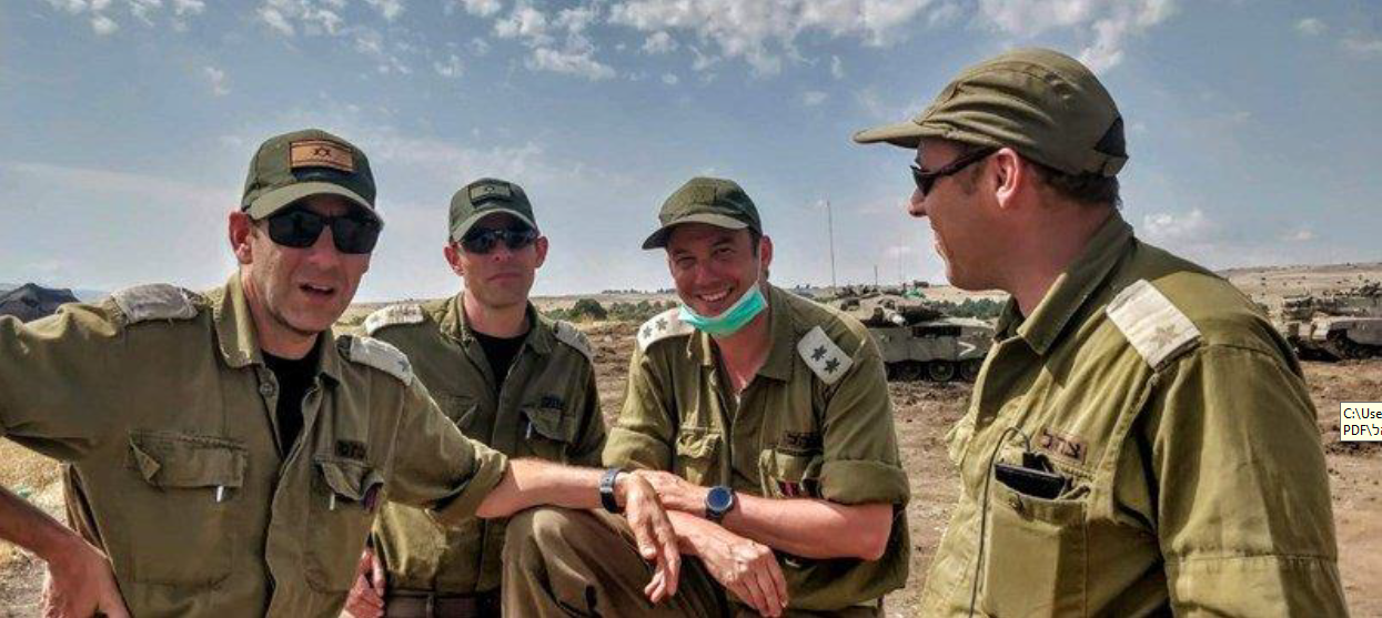 מילואימניקים מחטיבת אגרוף הברזל. צילום: דובר צה"ל