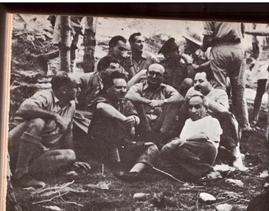 צמרת ה"הגנה" בג'וערה, קיץ 1942
